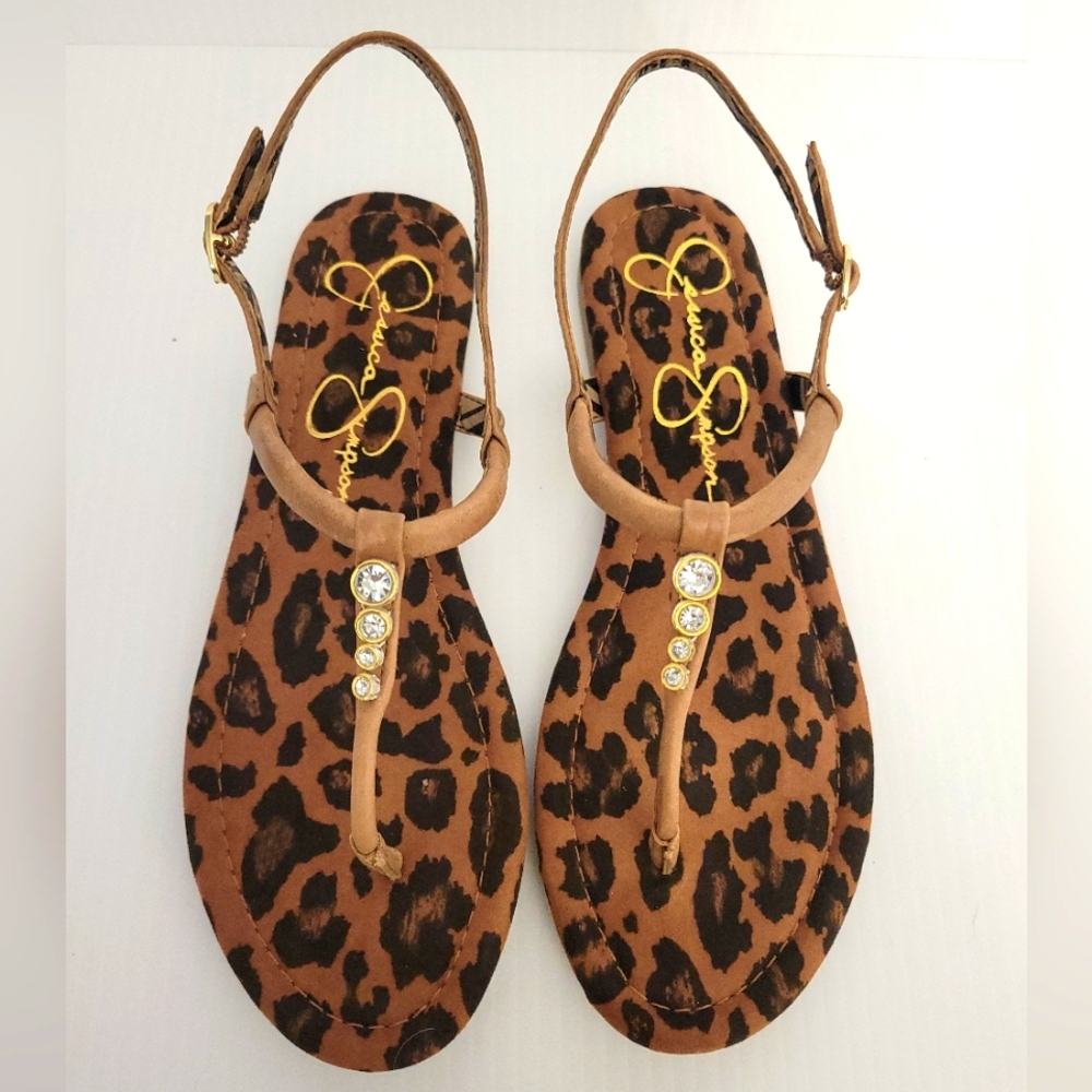 Jessica Simpson Rosetta T-Strap Thong Sandals